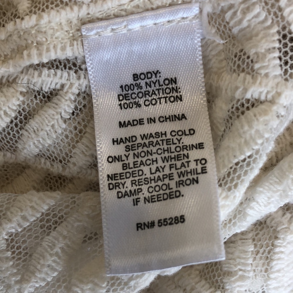 Express Sheer Embroidered Top - Picture 7 of 7